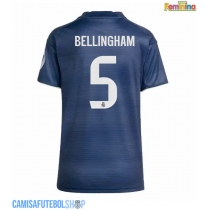 Camisa de time de futebol Real Madrid Jude Bellingham #5 Replicas 2º Equipamento Feminina 2025-26 Manga Curta
